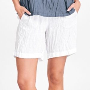 NWT Flax Shorty Linen Short White Size S
